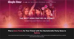 Desktop Screenshot of hensnightsydney.com